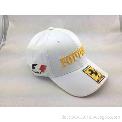 6 Panel Promotional 3D Embroidered Baseball Cap Hat with Em